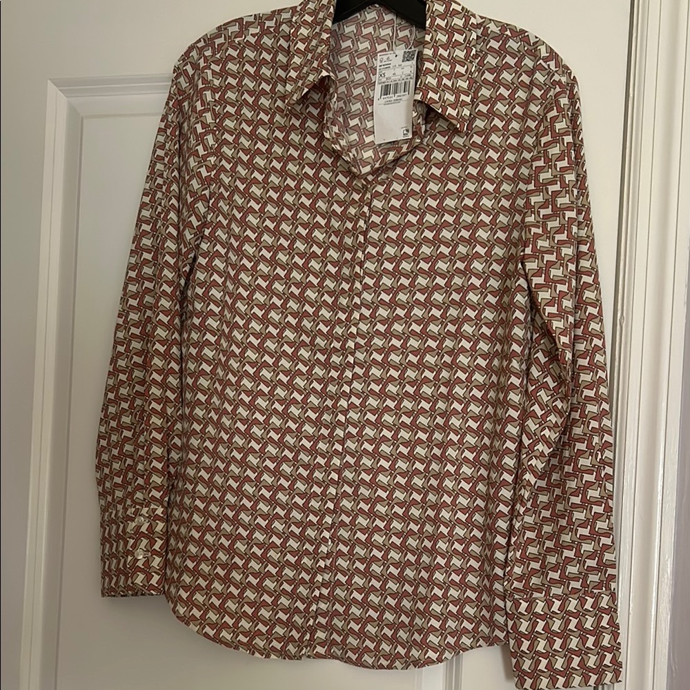 Mango Patterned Shirt